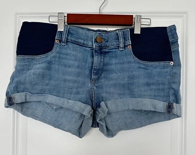 Pantalones Cortos de Jean DL1961 Maternidad Renee Azul Talla 28 Estilo Troquel Natural Somerset  Foto 1 de 4