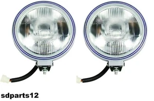 Coppia Faro Alogeno Profondità Luce di Direzione 23cm Auto Fuoristrada 12V H1 - Foto 1 di 3