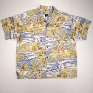 Patagonia Vintage Herren XL Pataloha Hemd Hawaii Camp Hula Girls Island Szene - Bild 1 von 14