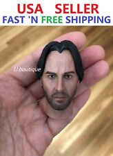 Custom Keanu Reeves John Wick 1/6 Head Sculpt for 12'' male figure body