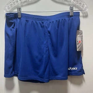 Asics Women's Running Shorts Size Large Blue NEW - Picture 1 of 5