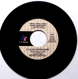 KC &THE SUNSHINE BAND - Shake Your Booty / Boogie Shoes Vinyl 45rpm 1976 TK 1019 - Imagen 1 de 4