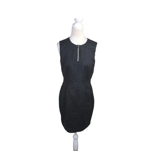 Love Moschino Pencil Dress Size UK 12 Solid Grey Sleeveless Lightweight Wool - Picture 1 of 12