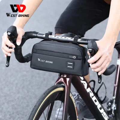 Road Bike Bicycle Handlebar Bag Frame Bag Shoulder Bag Handbag Cycling Pouch 2L - Image 1 of 4