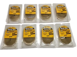 8 Pack Zip Grip 3/4" Wide Beige/Coyote Tan Hook and Loop SEW ON TYPE 72 Long” - Picture 1 of 5