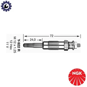 4x GLOW PLUG 91322 FOR SANTANA MINI CLUBMAN PEUGEOT PARTNER/TEPEE/ORIGIN/Box - Picture 1 of 11