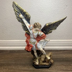 St. Michael Statue 12” - Pelligrini Collection - Catholic Company Handpainted - Picture 1 of 14