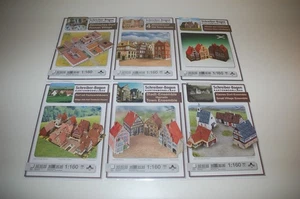 Kartonmodellbau 1:160 Spur N verschiedene Bausätze Dorf Stadt Altstadt Fachwerk  - Picture 1 of 13