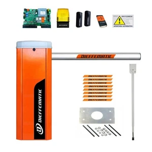 Satz Automatisierung Barrier Mit Stange 5 MT Automatisch Stradale 230V Elektrik - Bild 1 von 1
