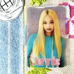 Blackpink Jennie Transparent Photocard Authentic Korea Kpop Photo Card W/ Sleeve - Picture 1 of 2