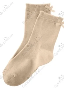 NWT GYMBOREE Penguin Chalet Beige socks Girl Size 8 & Up - Picture 1 of 4