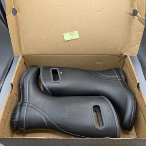 Neu Bogs W Damen-Regenstiefel einfarbig 72357-001 schwarz – Damengröße 6 – neu mit Karton - Bild 1 von 9