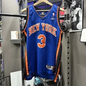 Authentic Swingman Reebok Stephon Marbury New York Knicks Jersey Sz Medium +2 - Picture 1 of 5