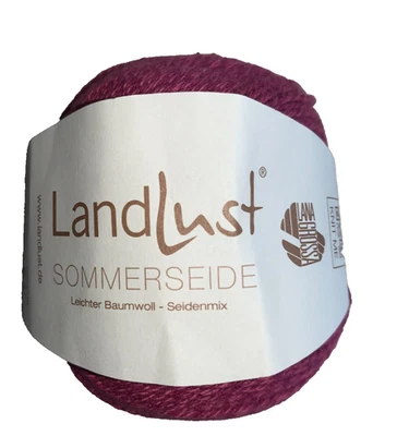 50 g  LANDLUST  SOMMERSEIDE    LANA GROSSA  - Fb.col. 055 - Bild 1 von 2