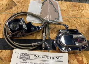 Screamin Eagle Hydraulic Clutch Kit Master Trans Cover Touring Softail Dyna 99^ - Foto 1 di 12