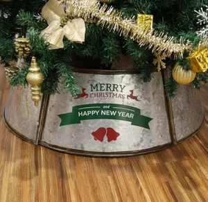 Metall Weihnachtsbaum Kragen Ring 29" verzinkt Metall Weihnachtsbaum Rock - Bild 1 von 10