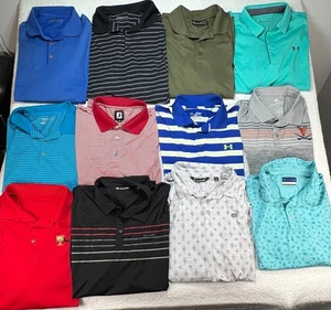 Lote de 12 polos de golf Travis Mathew Nike Under Armour Footjoy para hombre XL - Imagen 1 de 15