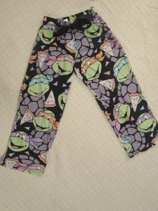 Pantalones de dormir Teenage Mutant Ninja Turtles cintura elástica niñas S (4-6) - Imagen 1 de 8