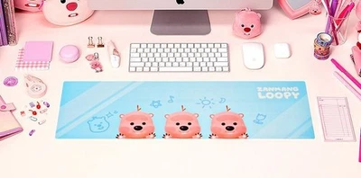 루피 Zanmang Loopy Desk Mat Waterproof Non-Slip Desk Pad Mouse Keyboard Pad - Image 1 of 4