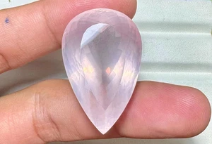 Piedra preciosa suelta corte pera ópalo rosa fuego natural mexicano certificado 98,70 quilates - Imagen 1 de 5