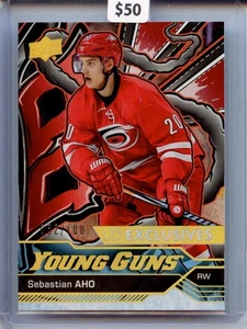 2016-17 Upper Deck Young Guns UD Exclusives #210 Sebastian Aho /100 RC - Bild 1 von 2