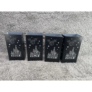 Magic Kingdom Disney Floral Department Exclusive Christmas Luminary Bag 4pk - Picture 1 of 8