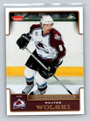 2006-07 Fleer #50 Wojtek Wolski Colorado Avalanche - Imagem 1 de 2
