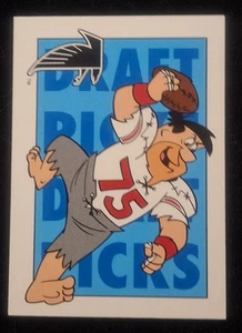 Vintage 1993 Cardz THE FLINTSTONES NFL DRAFT PICKS 110 Trading Card Complete Set - Picture 1 of 18