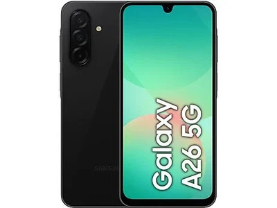 Samsung Smartphone GALAXY A26 5G AMOLED 6,7" 5G NERO 8GB RAM 256GB ROM 50MPX - Immagine 1 di 4
