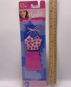 Barbie Clothes Fashion FAVORITES Pink Floral Halter Top & Pink Mini Skirt 68000 - Picture 1 of 3