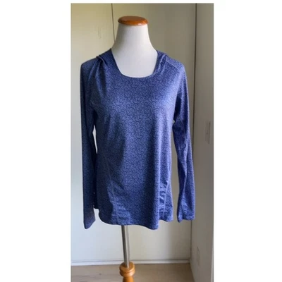Sudadera con Capucha REI para Mujer Pullover Ligera Correr Azul Mediana, Athleisure Exterior Foto 1 de 4