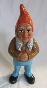 RARE 1950'S 1960'S NOS E. GRIEBEL KERAMIK GARDEN GNOME #4 - Picture 1 of 6