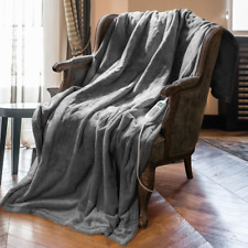 Heated Throw Blanket with 1-9 Hrs Timer Auto-Off & 8 Heating Levels,Flannel Elec
