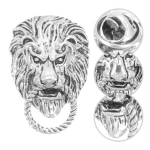 Retro Lion Badge Clothing Brooch Pin Mens Suit Man Lapel Badges for - Picture 1 of 12