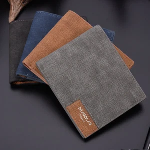 Mens Top Quality Vintage Soft Smart Slim/Thin Leather Money Wallet Purse - Picture 1 of 3