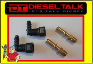 2 Set 10mm 1/4 npt brass Fuel Line Quick Connect Release Connectors 9.89. - Picture 1 of 5