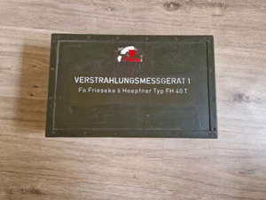 Kiste Aufbewahrungsbox Geigerzähler FH 40 Verstrahlungsmessgerät Bund BW - Bild 1 von 3