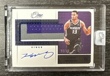 Keegan Murray 2022-23 Panini One And One Rookie Patch AUTO BLUE 32/49 SP Kings