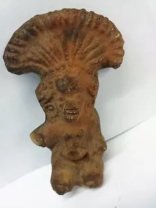 Diosa o muñeca arqueológica antigua de cerámica precolombina - Imagen 1 de 10