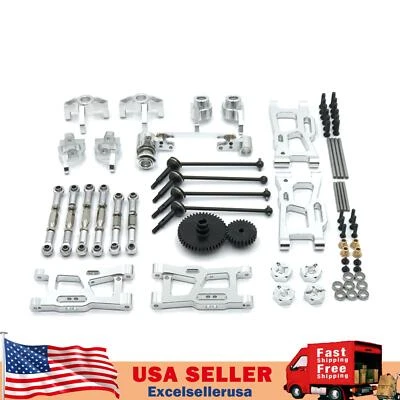 Kits de actualización de radiocontrol de metal 1/12 1/14 para Wltoys 144001 144002 124016 124017 124018 UE Foto 1 de 4