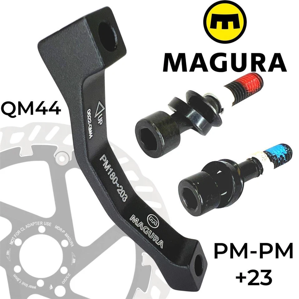 Magura Disques de Frein Vélo A Adaptateur QM44 Pm 180-203+23mm - Photo 1/1