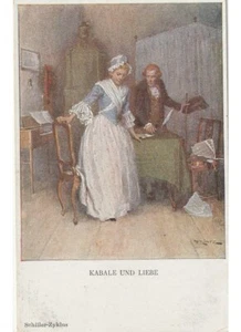 arte in cartolina - Hans Printz - Kabale und Liebe - ragazza innamorata - Picture 1 of 2