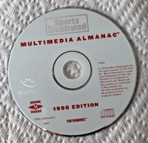 Sports Illustrated Multimedia Almanac edizione 1995 Windows PC CD-ROM solo CD - Foto 1 di 1