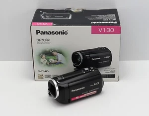 PANASONIC HC-V130 CAMCORDER BOXED HD DIGITAL VIDEO CAMERA & 32GB SDHC CARD - Picture 1 of 4