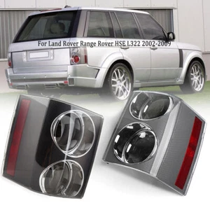 Smoked Rear Tail Light Lamps For Land Range Rover HSE VOGUE L322 2002 2003-2009 - Picture 1 of 8