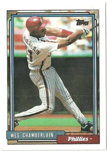 WES Chamberlain Philadelphia Phillies #14 - Topps NM-MT 1992 - Bild 1 von 2