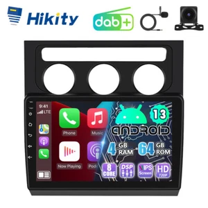 Radio de coche Android 10" DAB+ 4+64GB para VW Touran 1T1 1T2 con CarPlay GPS Navi RDS - Imagen 1 de 18