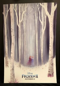 FROZEN II 2019 13" x 19" POSTER PROMO ANTICIPATO - Foto 1 di 4