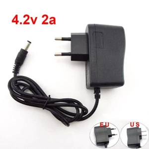 18650 Lithium Battery 4.2V 2A DC Adapter Power Supply Charger 5.5MM*2.5MM Plug - Picture 1 of 4
