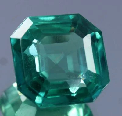 18Ct Natural Rare Paraiba Bluish Green Tourmaline Certified Radiant Cut Gemstone - Image 1 of 4